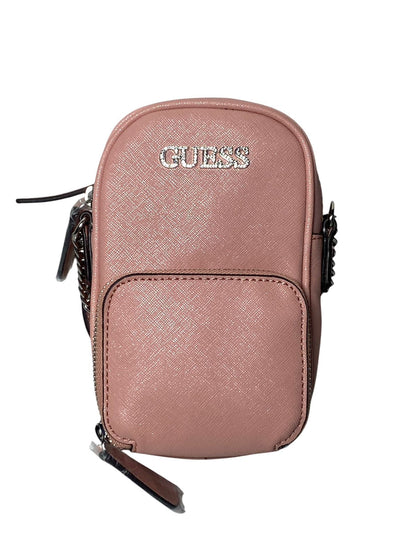 Crossbody Guess Rosa Compacto con Detalles de Cadena